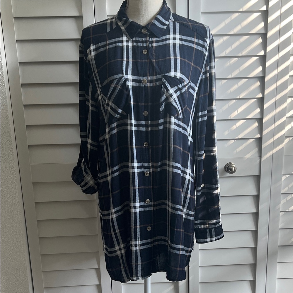 Entro Long Sleeve Tunic Top